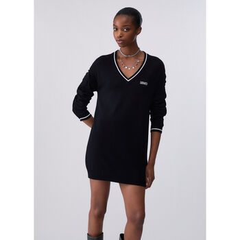 Liu Jo Jersey Maxi punto con inserto en georgette para mujer