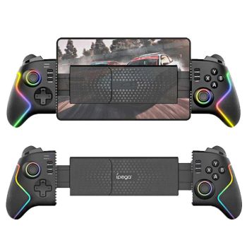 IPEGA PG-9122 Controlador inalámbrico extensible con joystick de efecto Hall y gatillo, detección de movimiento en seis