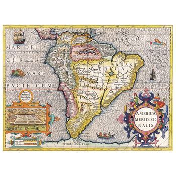 Legendarte - Cuadro Lienzo, Impresión Digital - Mapa Antiguo No. 39 - Decoración Pared Cm. 40x50