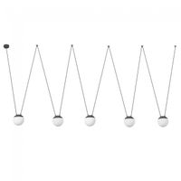 lampara colgante mine 5 luces