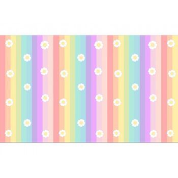 Fotomural Vinilo Infantil Margaritas Multicolor 400 X 300 Cm