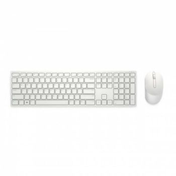 Ratón inalámbrico USB-A 1600 DPI óptico 3 botones blanco compacto