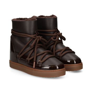 Inuikii Botines Planos Mujer - Marrón Talla 37