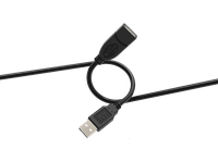 cable usb - isy iuc-1020 20 usb-a a usb-a 15m 480 mbps negro