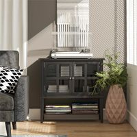 armario con 2 puertas en mdf negro