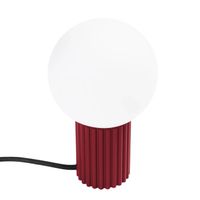 lampara de mesa mido burdeos