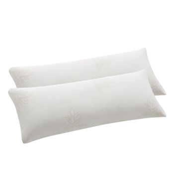 DONEGAL COLLECTIONS - Almohada Viscoelastica de Copos - Pack 2 Almohadas Viscoelástica Copos Funda Aloe Vera - Almohada Fabricada en España - Transpirable, Confortable, Antialérgica - Confort y