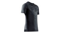 strong x bionic twyce  strong  run maillot de manga corta negro gris oscuro hombre