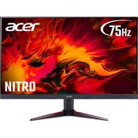 acer nitro vg240ybmipcx full hd 238 ips lcd gaming monitor - black  red black