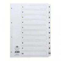 concord classic index a4 1-10 clear mylar cs9