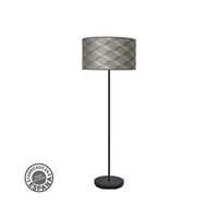pie de salon 1xe27 negro tetris gris 163x40x40cm moda