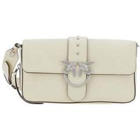 pinko bolso de mano bolso de mano love one slouchy zip classic v blanco para mujer
