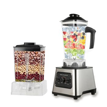 Máquina 2 en 1 para Moler Granos, Licuadora, Procesador de Alimentos, Trituradora de Hielo, para Hacer Smoothies y Harina de Frutos Secos en Casa