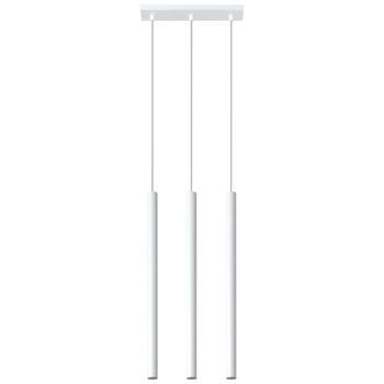 Lámpara de techo blanco acero alt. 90 cm
