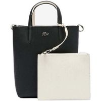 lacoste bolsa bolso shopper anna nf2991aa negro harina para mujer
