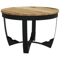 mesa de centro madera maciza de mango sin tratar 60x40 cm vidaxl