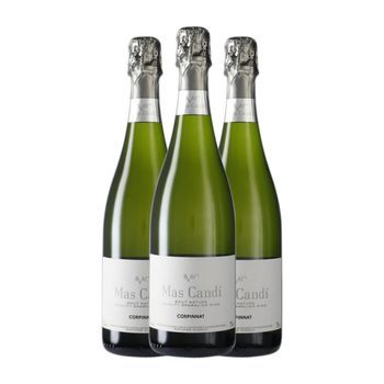 Mas Candí Espumoso Blanco Brut Nature Joven 75 Cl 12% Vol. (pack De 3 Unidades)