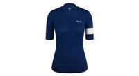 maillot ligero rapha core azul blanco maillot de manga corta para mujer