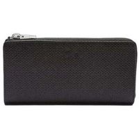 lacoste cartera cartera de piel pique chantaco para mujer