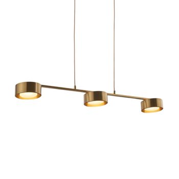 Lámpara de techo aluminio y silicona  108 cm