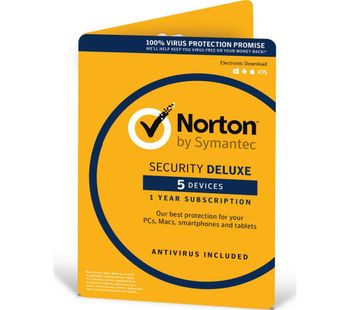 NORTON Security 2019 - 1 year for 5 devices (download)