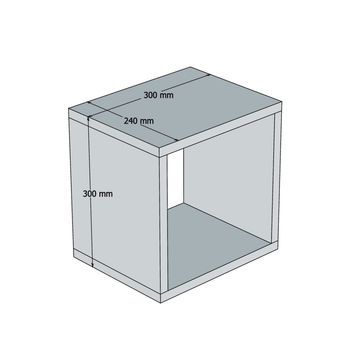 Estante De Pared Box Azul