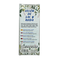 velon de sal y ruda limpieza total y alejar negatividad