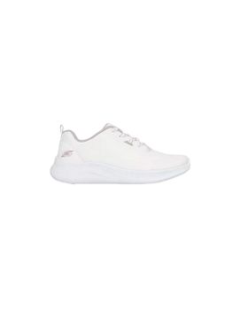 Zapatillas Skechers Bobs Mode Flex Mujer Blanco Knit Mesh/ Silver Trim