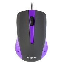 raton yenkee yms 1015pe cable usb 1000 dpi negrovioleta ergonomia