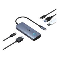 docking station icy box ib-dk4081-so usb-c 4k hdmi 85w