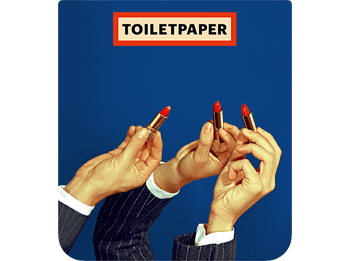 Tarjeta interactiva - Samsung Flipsuit Card Toiletpaper Paper Lipstick, Para Galaxy Z Flip5, GP-TOF731SBEPW, Multicolor