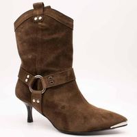 dansi botines 7068 chocolate para mujer