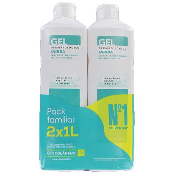 Inibsa Gel dermatologico 1 litro 2 unidades