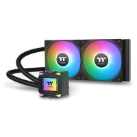 refrigeracion liquida thermaltake la240 argb 240mm 2 ventiladores argb lcd