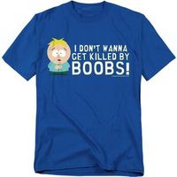 south park camiseta killed by boobs para mujer