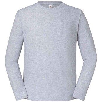 Fruit Of The Loom Camiseta manga larga Iconic 195 Premium para hombre
