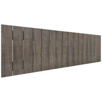 cabecero de madera reciclada dm estilo palet vertical 150x46cm camas 150160 - roble amazonas