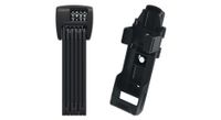 candado plegable abus bordo 6000c 90 negro   soporte shfl