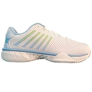 Zapatillas Kswiss Hypercourt Express 2 Hb Clay Blanco Azul Verde Mujer