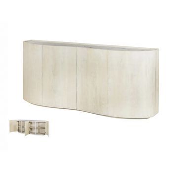 Farol Metal Blanco Jaspeado Oro 62 Cms. 27dx62 Cms