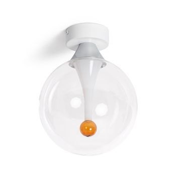 Lámpara De Techo Cristal Led 8w Liborina Blanco