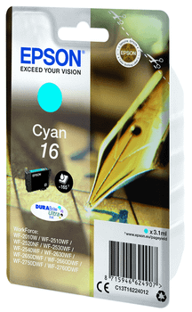 INK CARTR DURABRITE CYAN 16