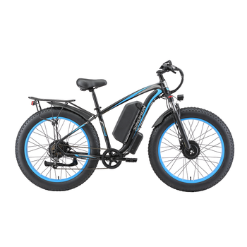 Bicicleta Eléctrica Sinohon X26 De Doble Motor, 26 Pulgadas, Todoterreno, 1056 Wh, Azul