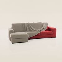 funda de sofa chaise longue bcorto glamour negro  izquierda