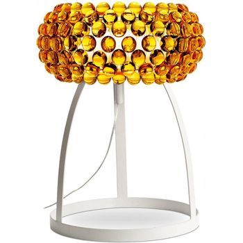 Lámpara De Mesa - Lámpara De Salón Botones De Cristal - Pequeña - Savoni  Dorado