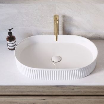 Lavabo Sobre Encimera Rea Vanda 61 White