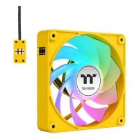 refrigeracion aire thermaltake 140mm ct140 ex reverse argb sync abejorro amarillo