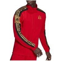 adidas chaqueta deporte veste de football aeroready couleur rouge para hombre