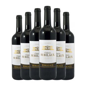 Vino Tinto Château Subilaux Bordeaux 75 Cl 13% Vol. (pack De 6 Unidades)