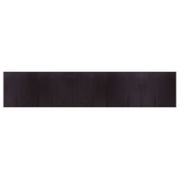 alfombra rectangular bambu marron oscuro 100x1000 cm vidaxl